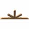 Ekena Millwork Saratoga Timber Gable Bracket, Western Red Cedar, 84"W x 35"H x 3 1/2"D x 5 1/2"F, 10/12 Pitch GBW084X35X0406SAR00SWR - alternate 4